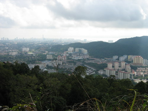 Central Penang view from 1002 Steps